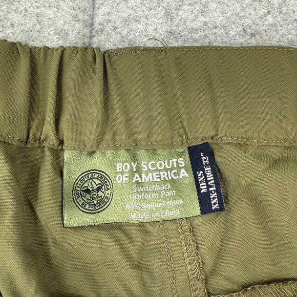 Boy Scouts Uniform Pants Men's XXXL 3X Zip Ankles Convertible Nylon Switchback - Picture 6 of 10